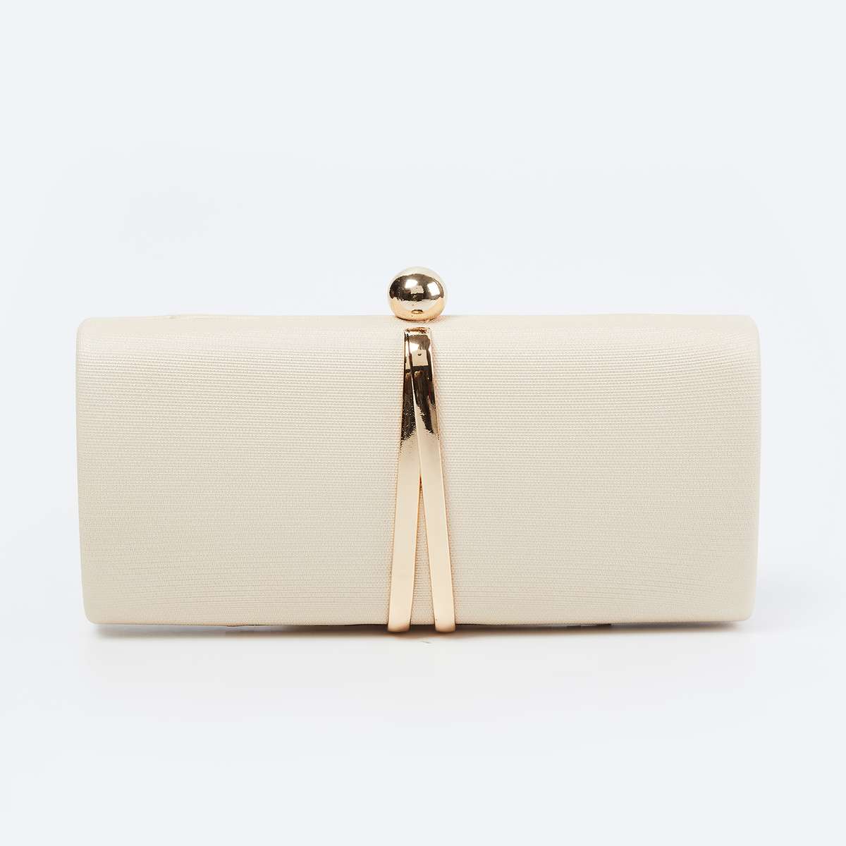3.CODE Women Solid Clutch with Chain Strap