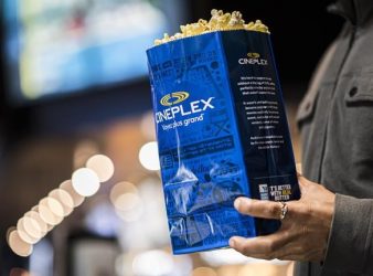 Customers buy popcorn at a Cineplex theatre in downtown Toronto on August 26, 2020. THE CANADIAN PRESS/Christopher Katsarov