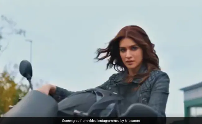 Ganapath: Kriti Sanon Looks Uber-Cool As She Joins Tiger Shroff's Film Shoot In UK