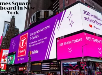T-Series Makes It To Times Square Billboard In New York