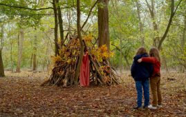 <p>Lilies Films/Neon</p><p>Joséphine Sanz, left, and Gabrielle Sanz in Petite Maman, which has the feel of a fairy tale or fable.</p>