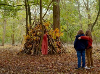 <p>Lilies Films/Neon</p><p>Joséphine Sanz, left, and Gabrielle Sanz in Petite Maman, which has the feel of a fairy tale or fable.</p>